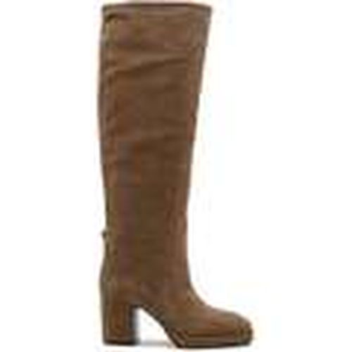 Botas OPHELIA SUEDE CAMEL para mujer - PALOMA BARCELÓ - Modalova