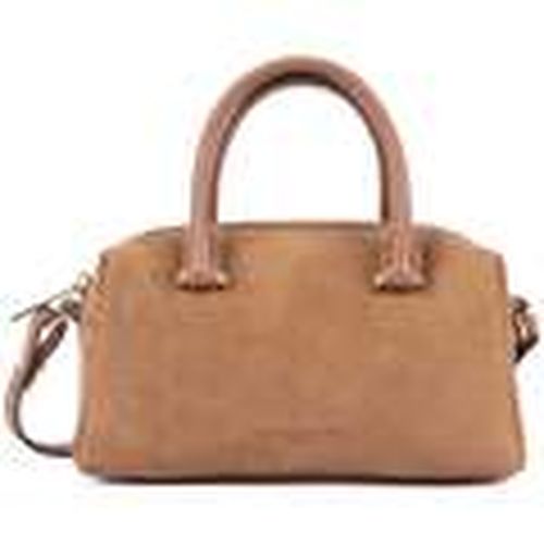 Bolso de mano Bolso de mano Con cremallera Suède Cube Camel para mujer - LANCASTER - Modalova