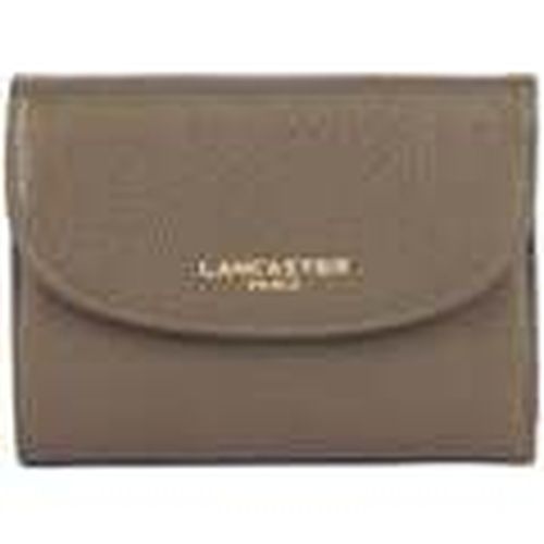 Cartera Cartera doble con solapa y botón Duna Caqui para mujer - LANCASTER - Modalova