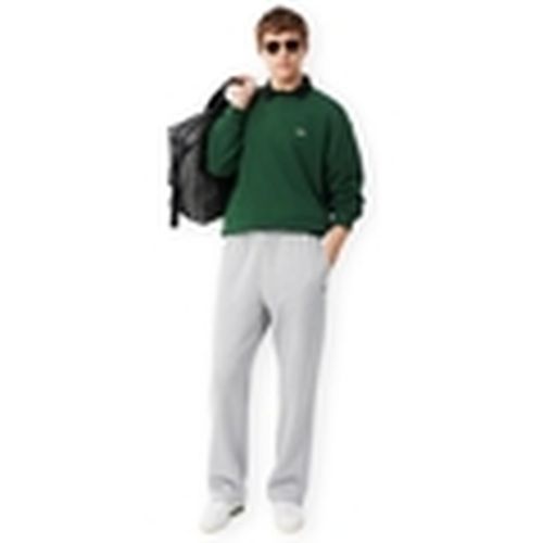Jersey Sweatshirt Crew Neck - Vert para hombre - Lacoste - Modalova