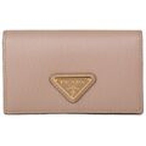 Cartera Saffiano Leather Card Holder para mujer - Prada - Modalova