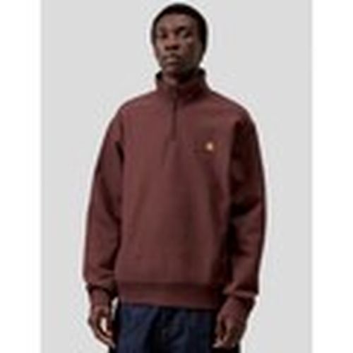 Jersey SUDADERA HALF ZIP AMERICAN SCRIPT AMARONE para hombre - Carhartt - Modalova