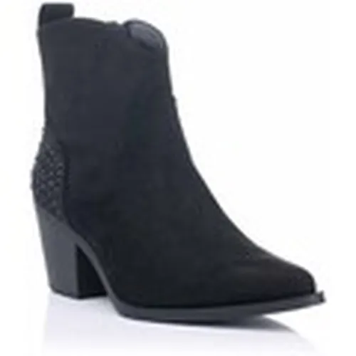 Botas planas Botín campero con pedrería para mujer - Angela D - Modalova