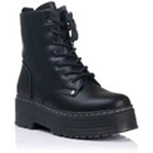 Botas planas Bota militar con plataforma para mujer - Angela D - Modalova
