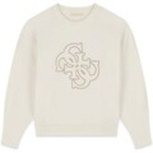 Jersey Ls Cn Evelyn Triangle Logo Swt para mujer - Guess - Modalova