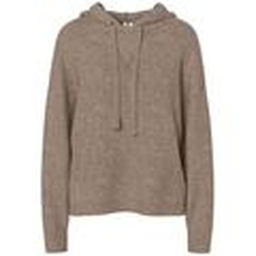 Sudaderas con capucha 17166086 MALOU-TAUPE GREY MELANGE para mujer - Pieces - Modalova