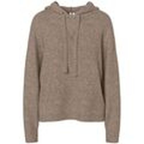 Sudaderas con capucha 17166086 MALOU-TAUPE GREY MELANGE para mujer - Pieces - Modalova