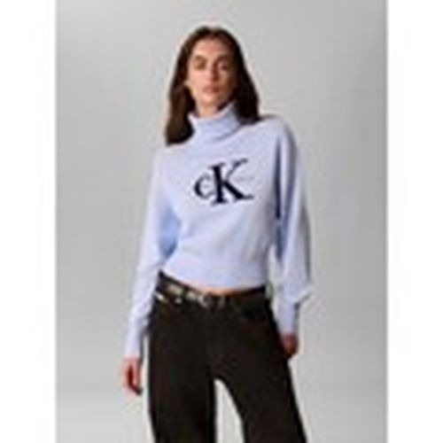 Jersey Ls Logo Tneck Pullov para mujer - Calvin Klein Jeans - Modalova