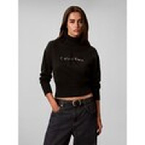 Jersey Ls Logo Tneck Pullov para mujer - Calvin Klein Jeans - Modalova
