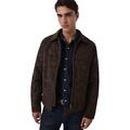 Cazadora de cuero PU LEATHER MONOGRAM M6BL28 W4140 para hombre - Guess - Modalova