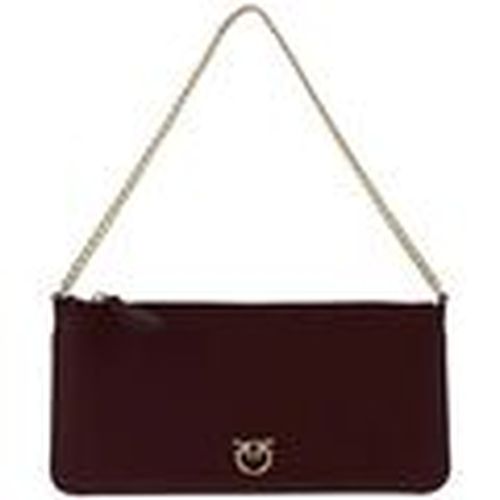 Bolso Horizontal Flat Leather Bag para mujer - Pinko - Modalova