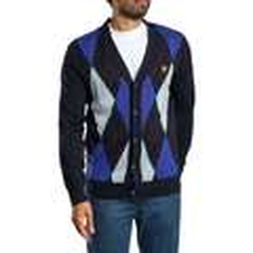 Jersey Cárdigan clásico de punto con estampado de rombos para hombre - Lyle & Scott - Modalova