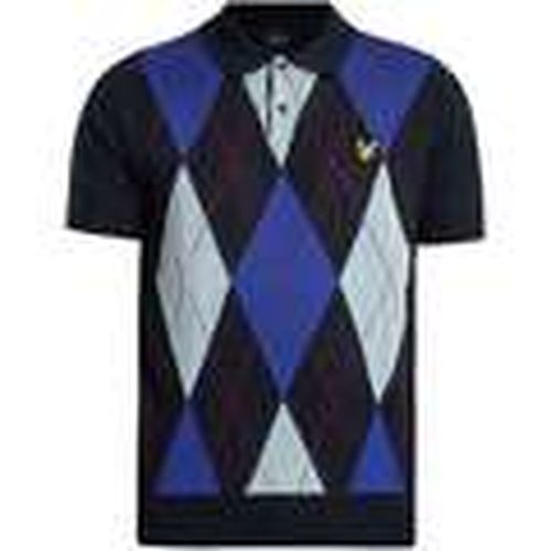 Polo Polo de punto con estampado de rombos para hombre - Lyle & Scott - Modalova