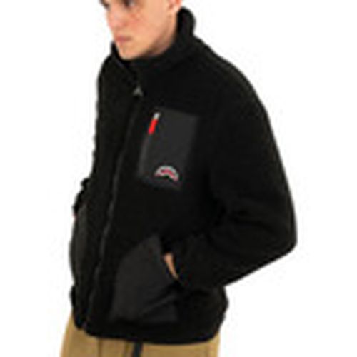 Polar Black Puffer Monogram Teddy Jacket para hombre - Sprayground - Modalova