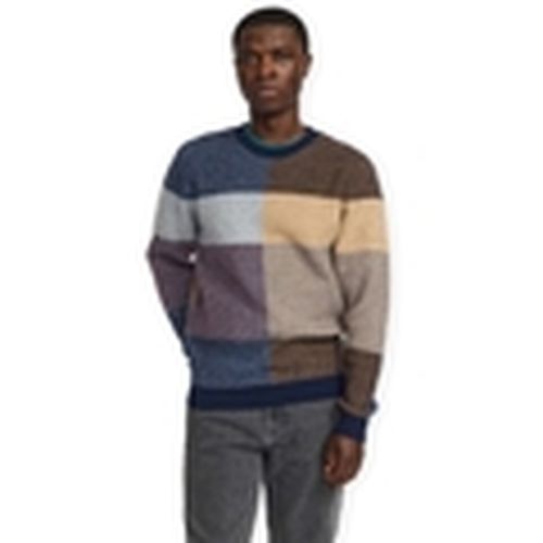 Jersey Knit Sweater 6627 - Navy para hombre - Revolution - Modalova