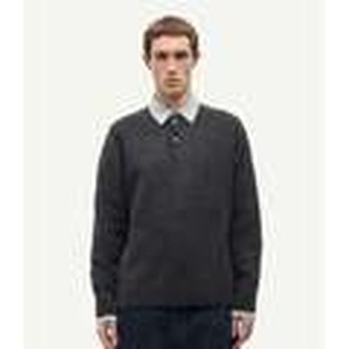 Jersey Sarick Sweater Dark Grey Mel. para hombre - SAMSØE SAMSØE - Modalova