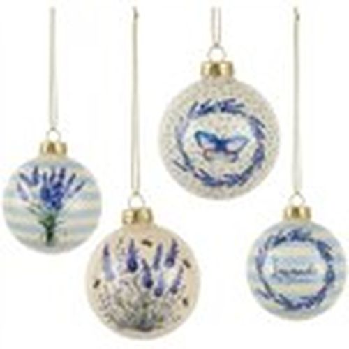 Decoraciones de Navidad Set 4 Bolas Navidad Lavanda para - Signes Grimalt - Modalova