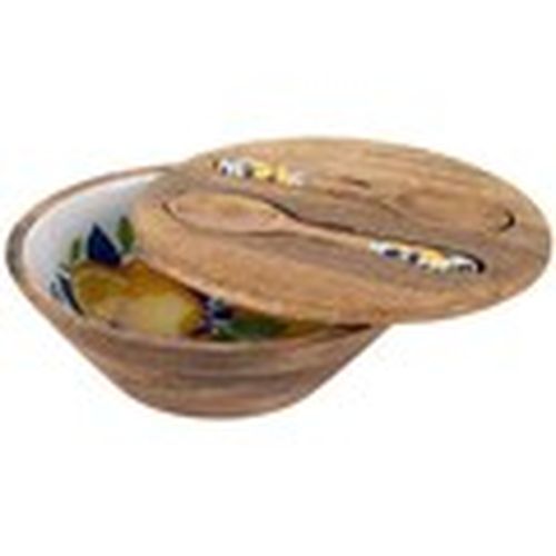 Set de mesa Ensaladera Limones Con Cubiertos Grande para - Signes Grimalt - Modalova