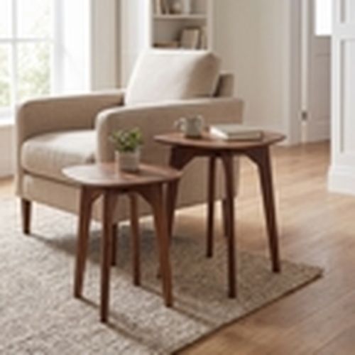 Accesorios de sofás, mesas con pedestal Set 2 Mesas Auxiliares Madera De Mango para - Signes Grimalt - Modalova