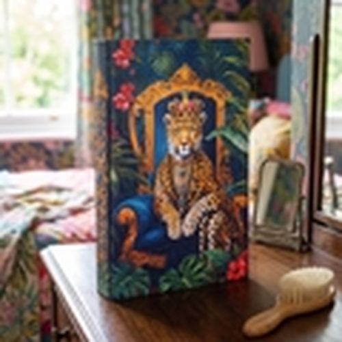 Cestas, cajas y cubos de basura Joyero Libro Leopardo Con Corona para - Signes Grimalt - Modalova
