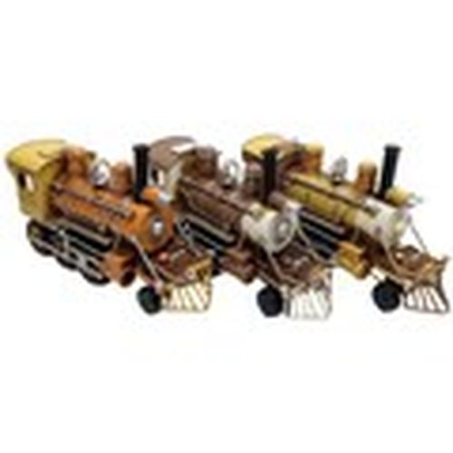 Figuras decorativas Set 3 Locomotoras Naranja Y Marrón para - Signes Grimalt - Modalova