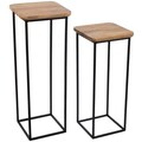 Accesorios de sofás, mesas con pedestal Set 2 Taburetes Altos Madera De Mango para - Signes Grimalt - Modalova