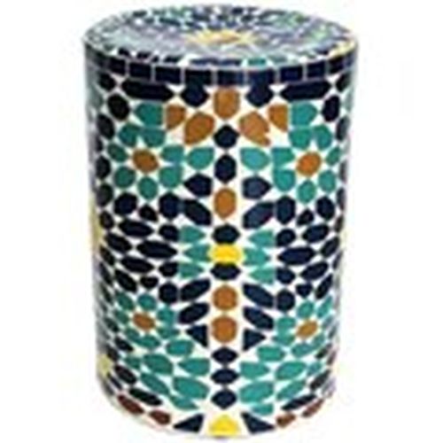 Reposapiés o poufs Taburete Mosaico Turquesa Y Marino para - Signes Grimalt - Modalova