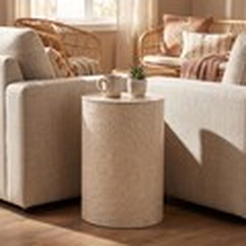 Mesas de centro Taburete De Metal Crudo Con Relieve De Mandala para - Signes Grimalt - Modalova
