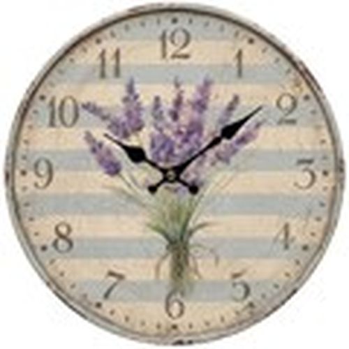 Relojes Reloj De Pared Lavanda Rayas Gris para - Signes Grimalt - Modalova