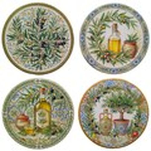 Set de mesa Posavasos Olivas Y Aceite Set 4 para - Signes Grimalt - Modalova
