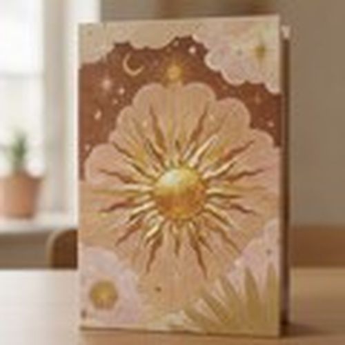 Cestas, cajas y cubos de basura Cajas Libro Sol Dorado Boho Set 2 para - Signes Grimalt - Modalova