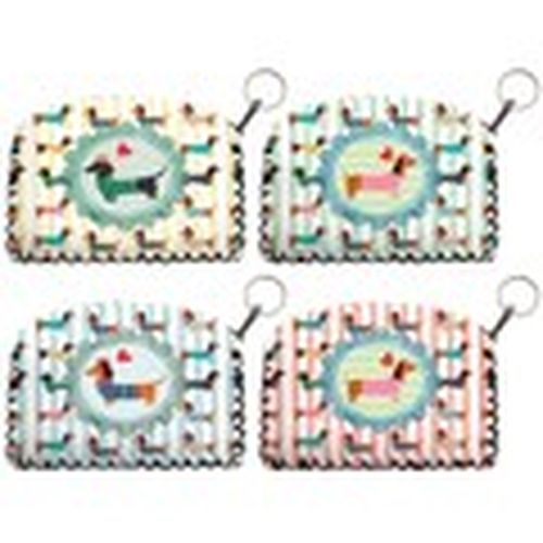 Monedero Set 4 Monederos Perro Teckel Rayas Pastel para mujer - Signes Grimalt - Modalova