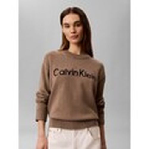 Jersey Contrast Logo Ls Swe para mujer - Calvin Klein Jeans - Modalova