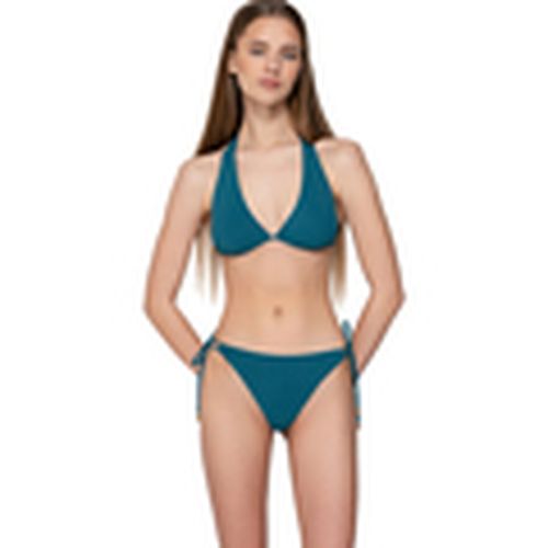 Bañador Top de bañador triangular con copas extraíbles BLUE la para mujer - Luna Splendida - Modalova