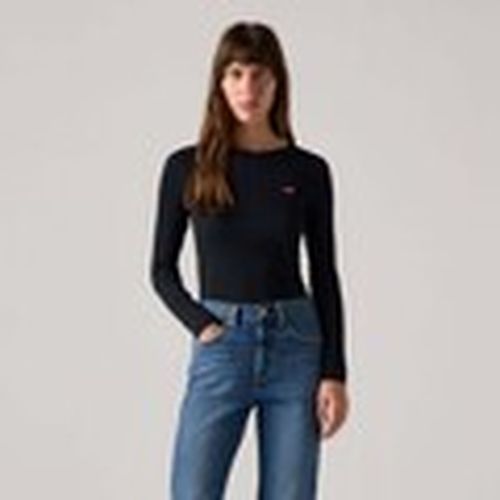 Camiseta manga larga Hayes Ls Tee Anthracite Night Rib para mujer - Levis - Modalova