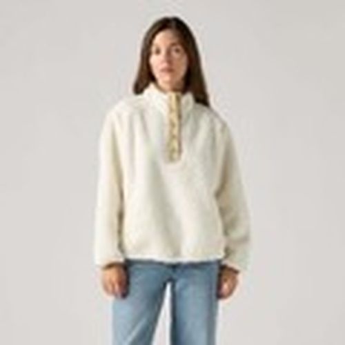 Polar Iris Pullover Sherpa Fleece Egret Sherpa para mujer - Levis - Modalova