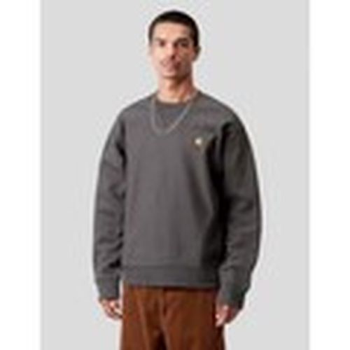 Sudaderas SUDADERA AMERICAN SCRIPT SWEATSHIRT GRAPHITE para hombre - Carhartt - Modalova