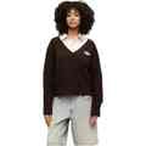 Jersey Essentials Knit V Neck ""Aurora Coffee"" para mujer - adidas - Modalova