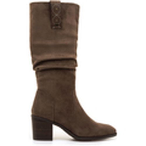 Botas de tacón 56250 sofinu_taupe para mujer - MTNG - Modalova