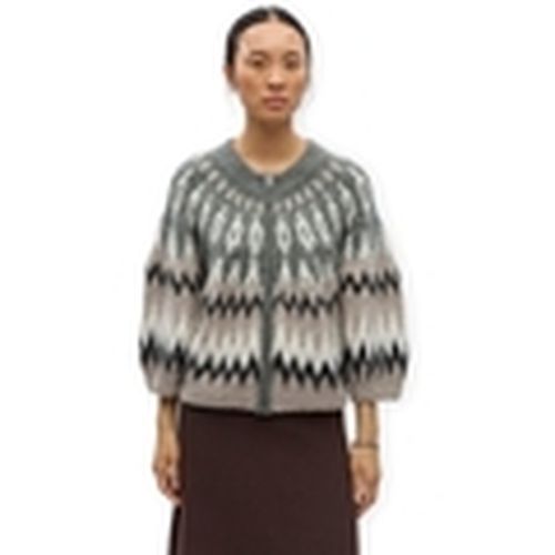Chaqueta de punto Jaade Diana Cardigan - Gun Metal/Multicolor para mujer - Object - Modalova