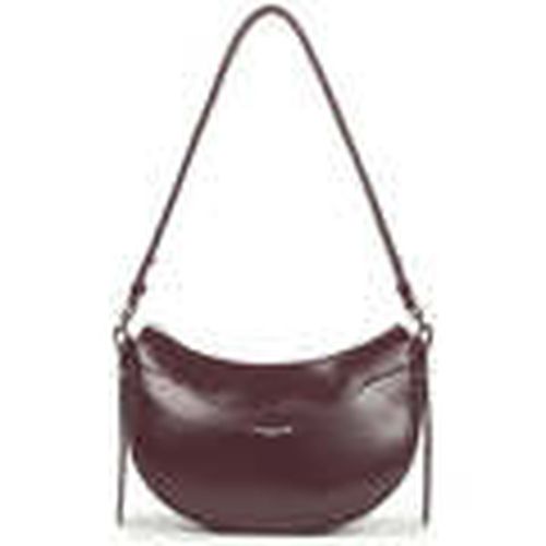 Bolso de mano Media luna Suave Ace Cuero Borgoña Oscuro para mujer - LANCASTER - Modalova
