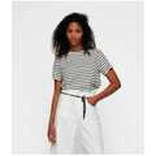 Camiseta Petite Tee Stripes Ecru Black para mujer - 10 Days - Modalova