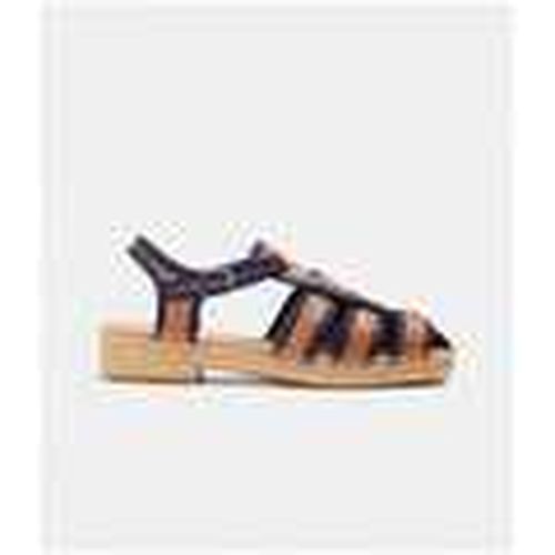 Alpargatas Sativa Light Brown Navy para mujer - Naguisa - Modalova