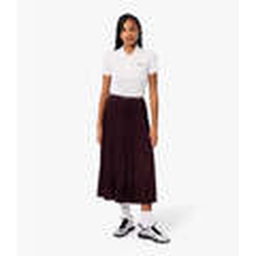 Faldas midi Falda Plisada Oxalis para mujer - Lacoste - Modalova