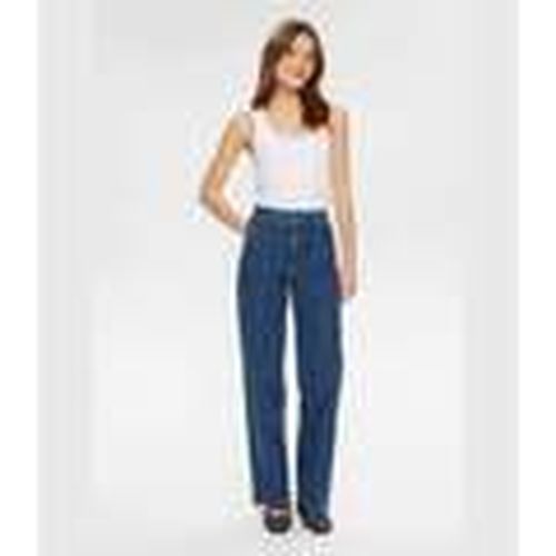 Vaqueros anchos Numph Nuamber HR Wide Jeans Medium Blue Denim para mujer - Nümph - Modalova