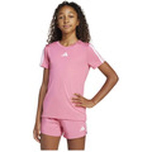 Camiseta T-shirt Training Essentials 3 Stripes rose para mujer - adidas - Modalova