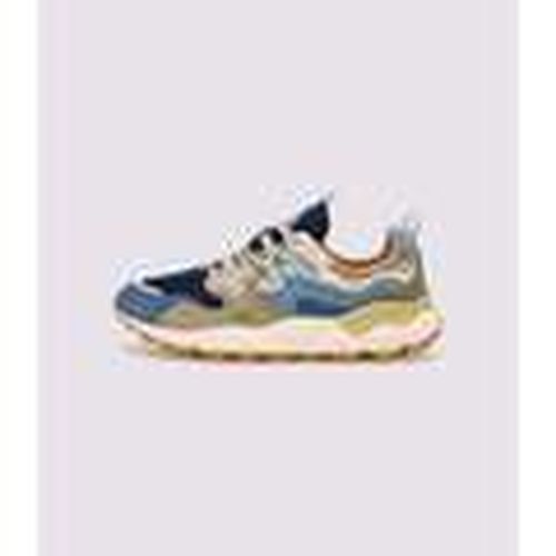 Deportivas Moda Yamano 3 Navy Light Brown Grey para hombre - Flower Mountain - Modalova