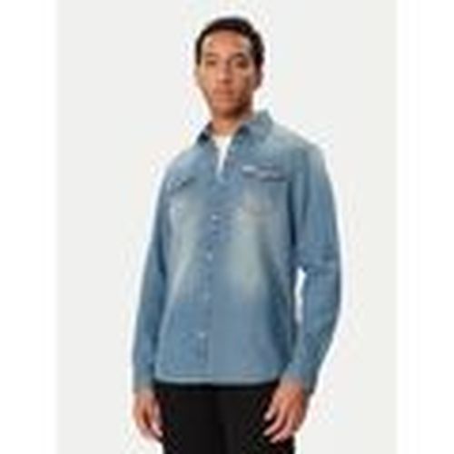 Camisa manga larga M6BH02 D2068-CREL para hombre - Guess - Modalova