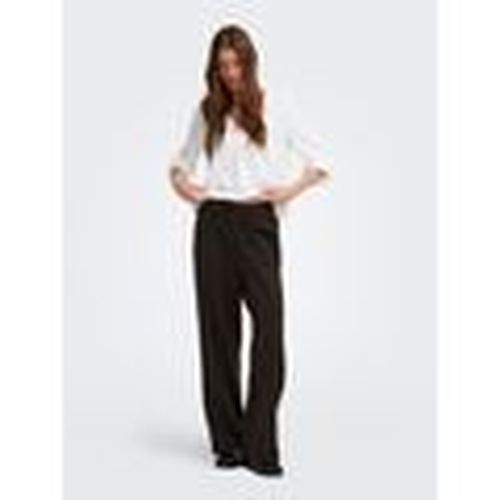 Pantalones 15319090 TIZANA COTTON LOOSE-CHOCOLATE TORTE para mujer - Only - Modalova