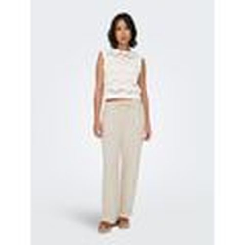 Pantalones 15322263 SIESTA MW PULL-UP-MOONBEAM para mujer - Only - Modalova